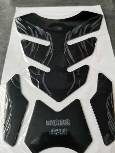 Motorrad tankpad schwarz 3d - ,