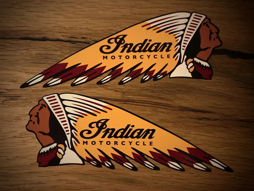 Indian aufkleber bike - 2x,