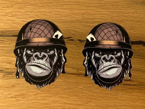 Soldat gorilla aufkleber - soldat,